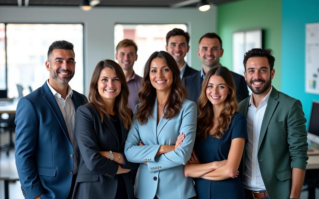 Equipo Kuna Link en oficinas de Bogotá